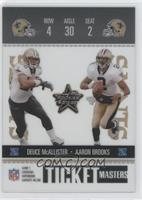 Aaron Brooks, Deuce McAllister #/1,325