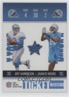 Joey Harrington, Charles Rogers #/1,325