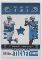 Joey Harrington, Charles Rogers #/1,325