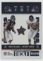 Brian Urlacher, Anthony Thomas #/1,325