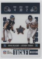 Brian Urlacher, Anthony Thomas #/1,325