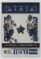 Drew Brees, LaDainian Tomlinson #/1,325