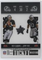 Rich Gannon, Jerry Rice #/1,325