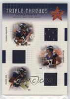 Clinton Portis, Ed McCaffrey, Rod Smith #/100