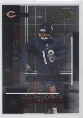 2003 Playoff Absolute Memorabilia - [Base] - Silver Sample #117 - Justin Gage