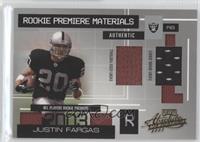 Rookie Premiere Materials - Justin Fargas #/750