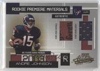 Rookie Premiere Materials - Andre Johnson #/750