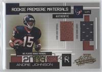 Rookie Premiere Materials - Andre Johnson #/750