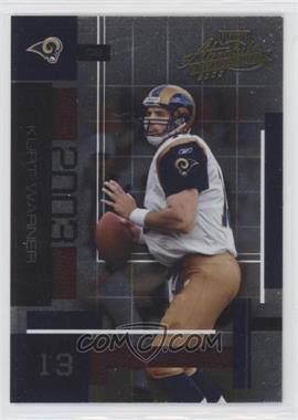 2003 Playoff Absolute Memorabilia - [Base] #92 - Kurt Warner