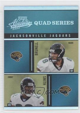 2003 Playoff Absolute Memorabilia - Quad Series #QS-6 - Mark Brunell, Jimmy Smith, David Garrard, Fred Taylor