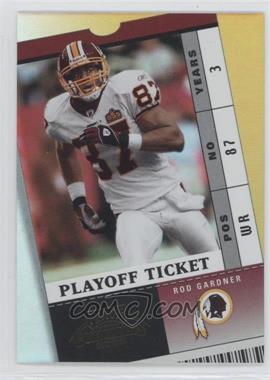 2003 Playoff Contenders - [Base] - Playoff Ticket #12 - Rod Gardner /150