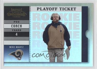 2003 Playoff Contenders - [Base] - Playoff Ticket #200 - Mike Martz /30