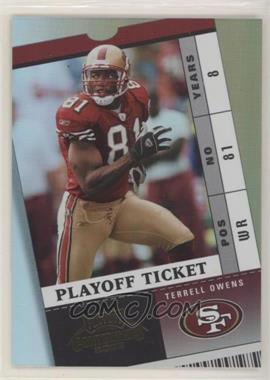 2003 Playoff Contenders - [Base] - Playoff Ticket #29 - Terrell Owens /150