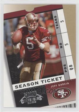 2003 Playoff Contenders - [Base] - Season Ticket Hawaii 2004 Embossed #28 - Jeff Garcia /25