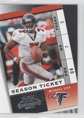 2003 Playoff Contenders - [Base] #76 - Michael Vick