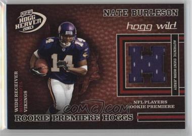 2003 Playoff Hogg Heaven - [Base] - Hogg Wild #230 - Rookie Premiere Hoggs - Nate Burleson /25