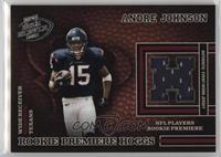 Rookie Premiere Hoggs - Andre Johnson #/750