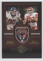 Jeremy Shockey, Tony Gonzalez #/500