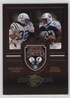 2003 Playoff Hogg Heaven - Rival Hoggs #RH-24 - Eddie George, Edgerrin James /500 [EX to NM]