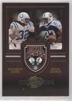 Eddie George, Edgerrin James #/500