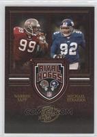 Warren Sapp, Michael Strahan #/500