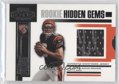 2003 Playoff Honors - [Base] - Hidden Gems Autographs #208 - Rookie Gems - Carson Palmer /700