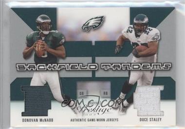 2003 Playoff Prestige - Backfield Tandems #BT-15 - Donovan McNabb, Duce Staley /400