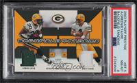 Ahman Green, Brett Favre [PSA 8 NM‑MT] #/400