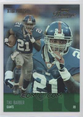 2003 Playoff Prestige - [Base] - Xtra Points Green #92 - Tiki Barber /100