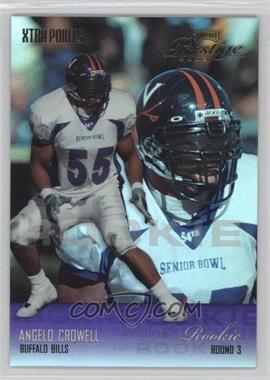 2003 Playoff Prestige - [Base] - Xtra Points Purple #222 - Angelo Crowell /25