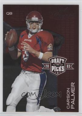 2003 Playoff Prestige - Draft Picks #DP-2 - Carson Palmer /2003