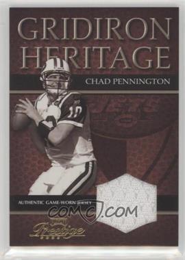 2003 Playoff Prestige - Gridiron Heritage - Materials #GH-19 - Chad Pennington /250