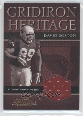 2003 Playoff Prestige - Gridiron Heritage - Materials #GH-22 - David Boston /250