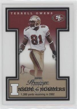 2003 Playoff Prestige - Inside the Numbers #IN-23 - Terrell Owens /2002