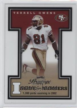 2003 Playoff Prestige - Inside the Numbers #IN-23 - Terrell Owens /2002