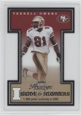2003 Playoff Prestige - Inside the Numbers #IN-23 - Terrell Owens /2002