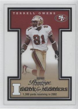 2003 Playoff Prestige - Inside the Numbers #IN-23 - Terrell Owens /2002