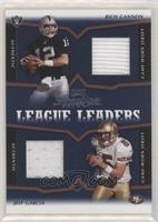 Rich Gannon, Jeff Garcia, Brett Favre, Chad Pennington #/25