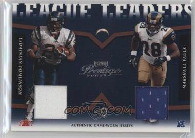 2003 Playoff Prestige - League Leaders Tandems - Jerseys #LLT-7 - LaDainian Tomlinson, Marshall Faulk /250