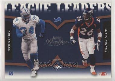 2003 Playoff Prestige - League Leaders Tandems #LLT-11 - James Stewart, Clinton Portis /2002