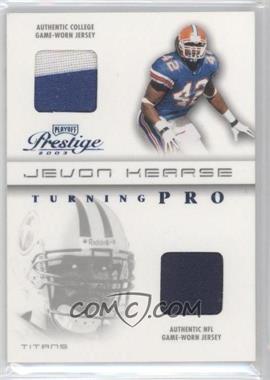 2003 Playoff Prestige - Turning Pro Jerseys #TP-4 - Jevon Kearse /250