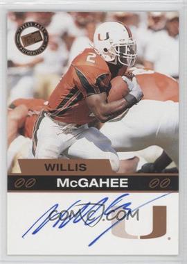 2003 Press Pass - Autographs - Bronze #_WIMC - Willis McGahee