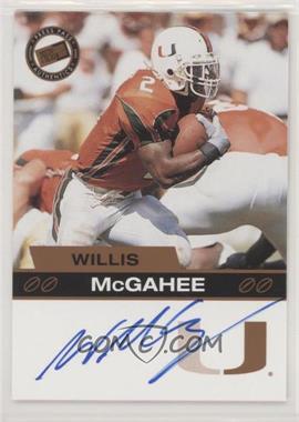 2003 Press Pass - Autographs - Bronze #_WIMC - Willis McGahee