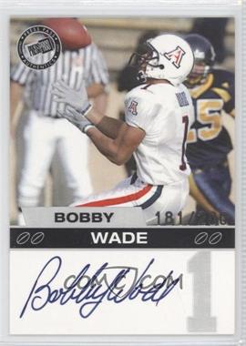 2003 Press Pass - Autographs - Silver #_BOWA - Bobby Wade /200