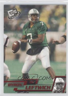2003 Press Pass - [Base] - Torquers #T7 - Byron Leftwich