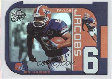 2003 Press Pass - Big Numbers #BN 12 - Taylor Jacobs