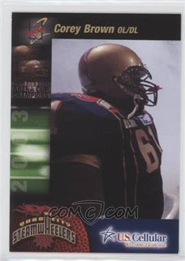 2003 Quad City Steamwheelers Team Issue - [Base] #61 - Corey Brown