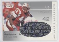 E.J. Henderson #/260