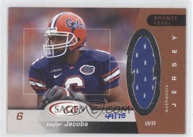2003 SAGE - Jersey - Bronze Level #SJ-8 - Taylor Jacobs /75
