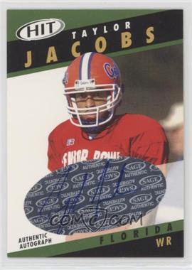 2003 SAGE Hit - Autographs - Emerald #A6 - Taylor Jacobs